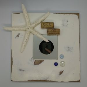 Handmade Distressed Beach Mirror